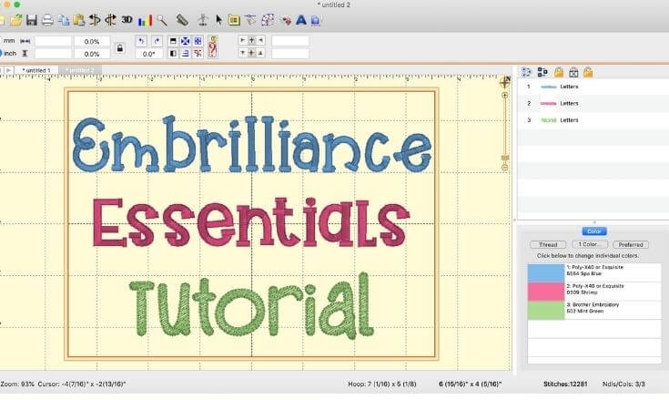 Tutorial: Embrilliance Essentials – The Ultimate Guide